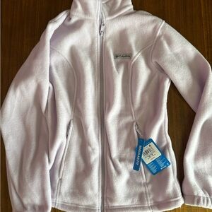 Columbia Women Light Lavender Fleece Jacket